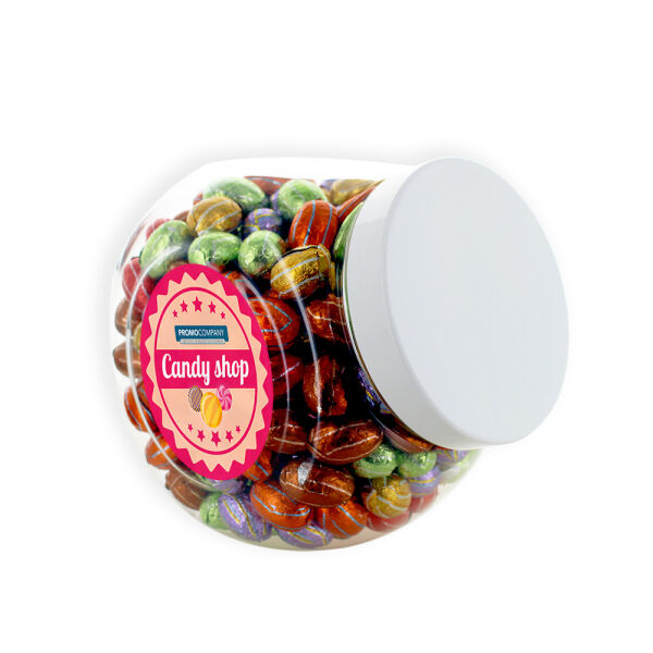 Kunststof Snoeppot 2800ml met paaseieren