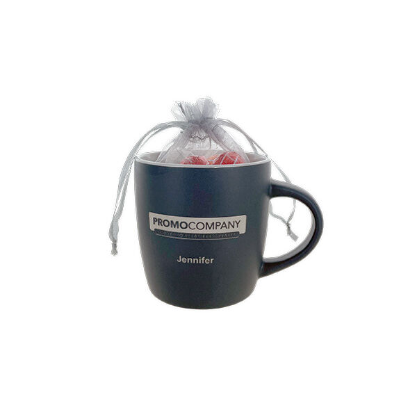 Mok York 250ml | Organza zakje met paaseieren